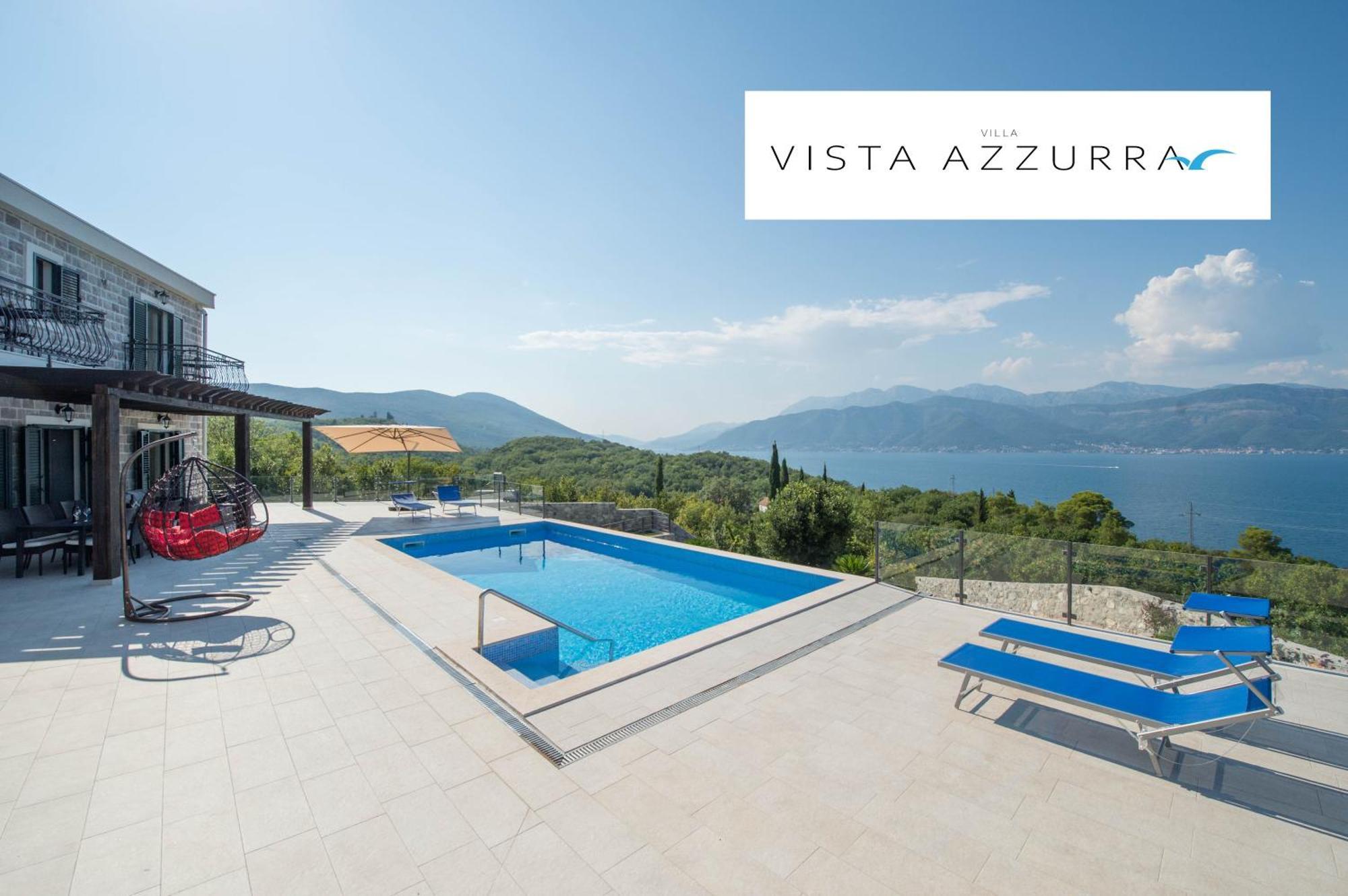 Villa Vista Azzurra Tivat Buitenkant foto