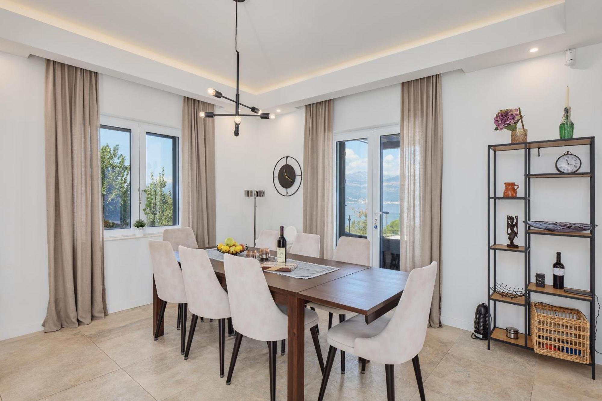 Villa Vista Azzurra Tivat Buitenkant foto